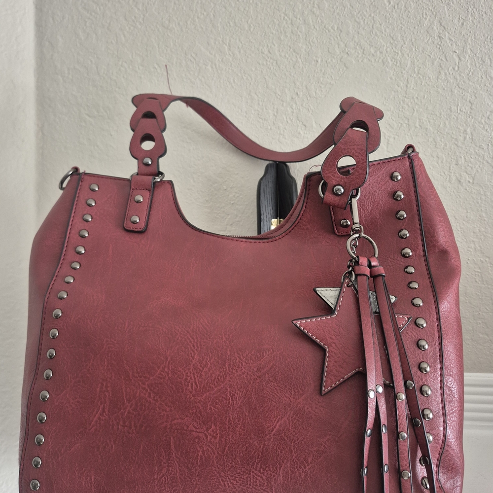 Western Red Studded Women's NWOT Handbag